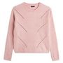 Voir la diapositive 1 : INEXTENSO Pull ajouré rose femme