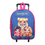 Bagtrotter Sac à dos à roulettes 32 cm maternelle Rainbow High Multicolore