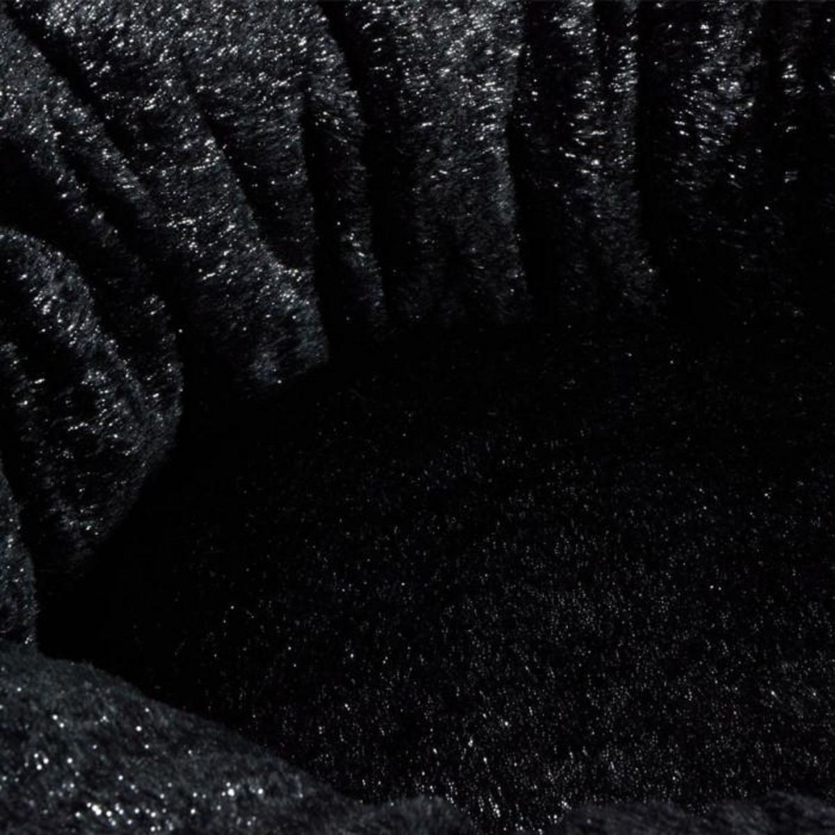 Paris Prix Coussin pour Chien & Chat  Paillettes  55cm Noir