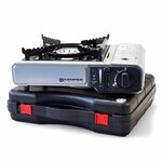 Kemper Réchaud à gaz 2200W Allumage piezo Double système de sécurité Mallette KEMPER
