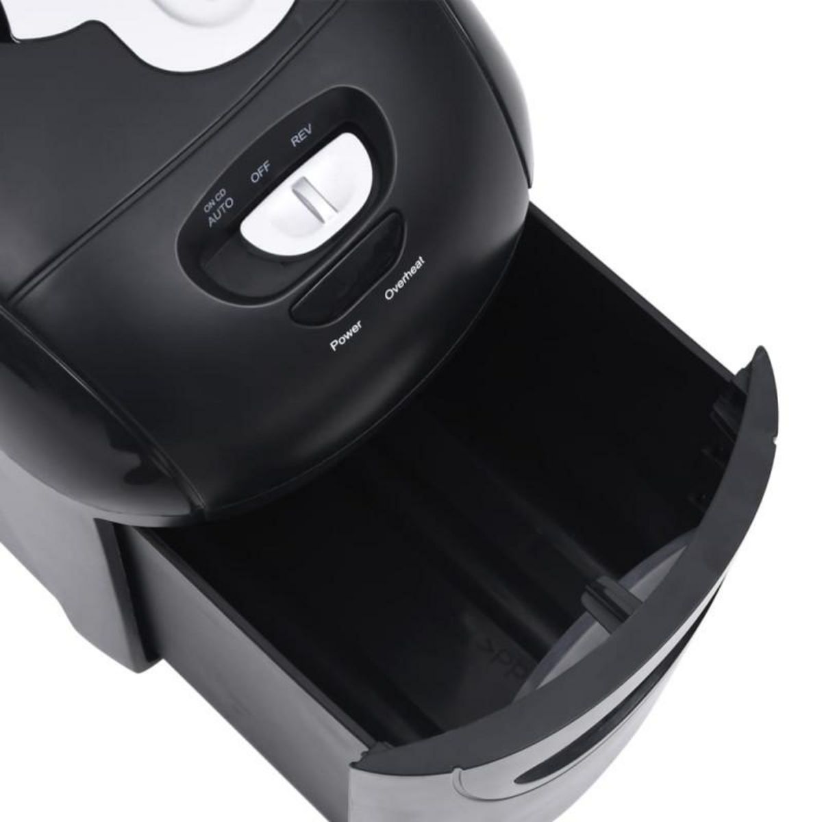 VIDAXL Déchiqueteuse de papier 10 feuilles à micro coupe Noir