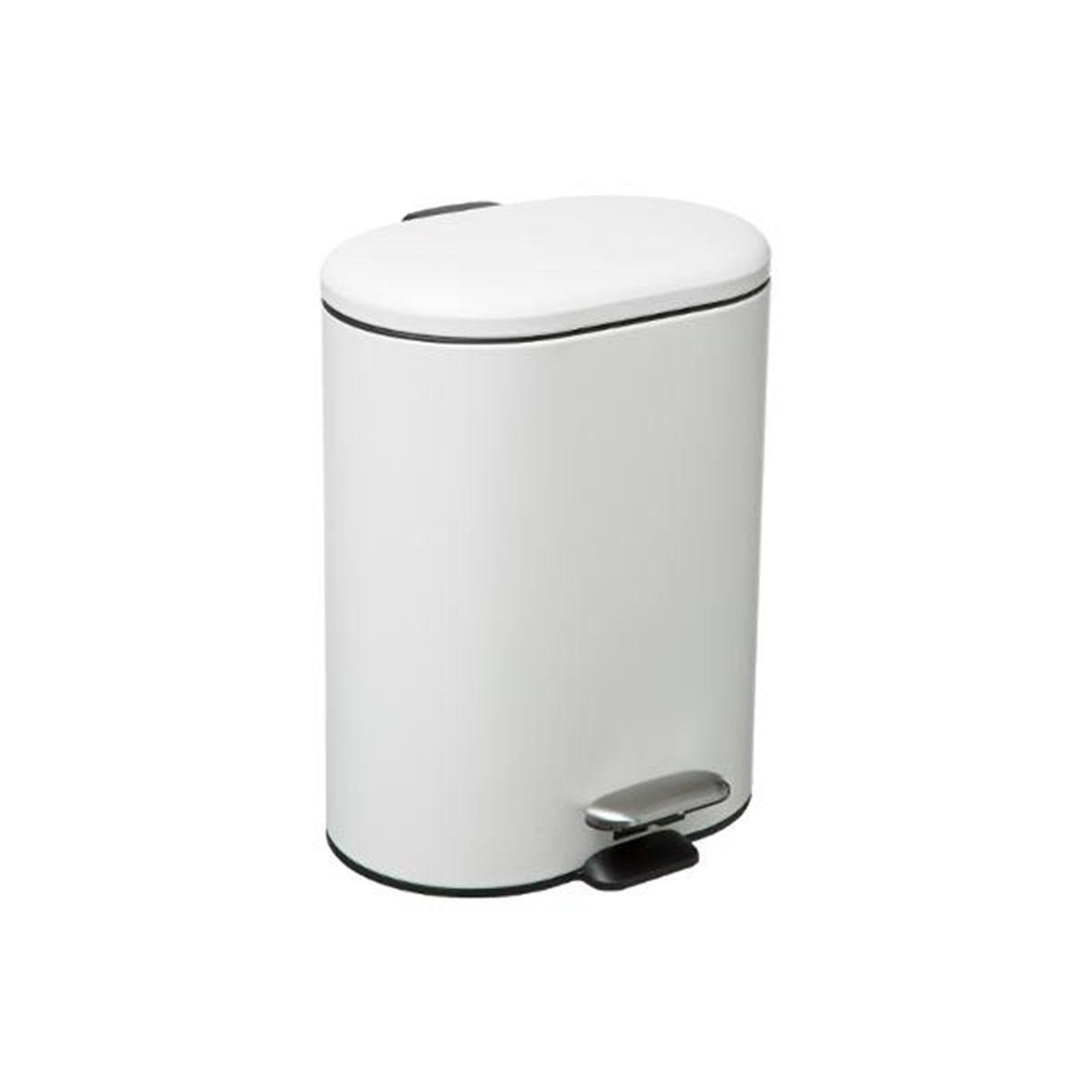 FIVE Poubelle de salle de bain  siliflex  6l blanc