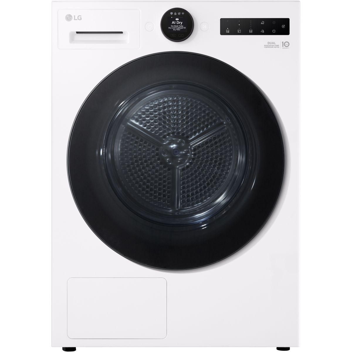 LG Sèche linge pompe à chaleur RH9X76WH