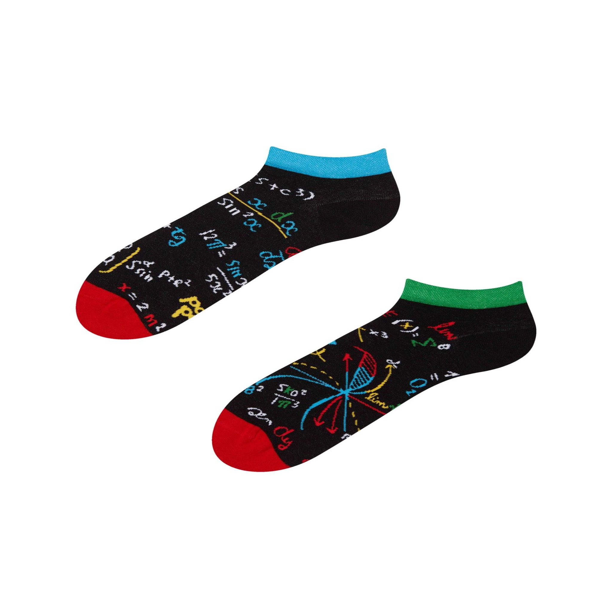 DEDOLES Socquettes mathématiques. Coloris disponibles : Noir