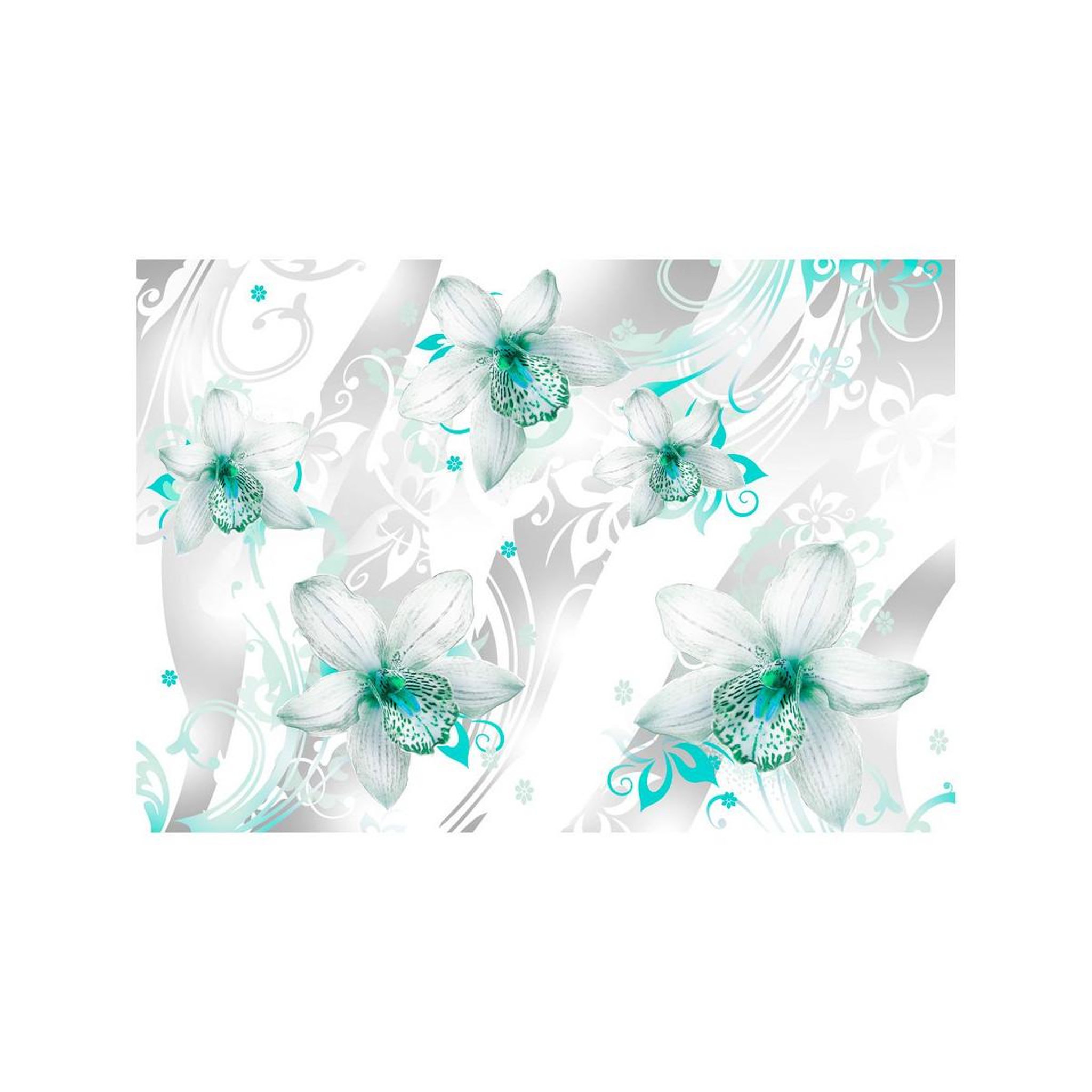 Voir la diapositive 2 : Paris Prix Papier peint  sounds of subtlety turquoise