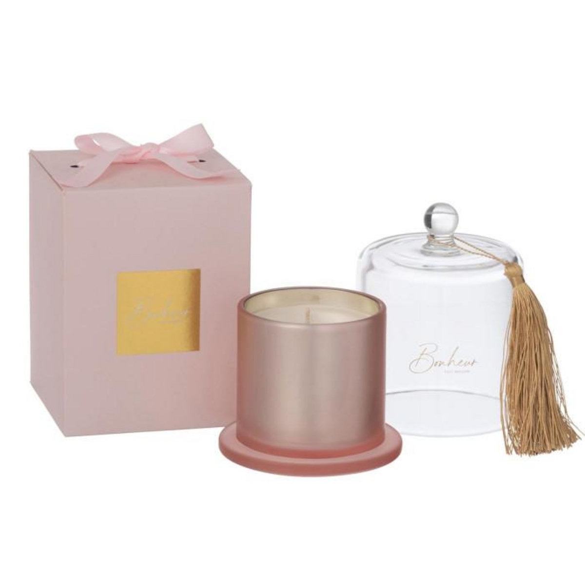 Paris Prix Bougie Parfumée Cloche  Cloe  15cm Sapphire Amber Tea