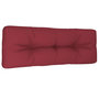 Voir la diapositive 4 : VIDAXL Coussin de palette rouge bordeaux 120x40x12 cm tissu