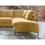 Voir la diapositive 4 : BEST MOBILIER Lilly - canapé d'angle droit - 5 places - convertible - en velours