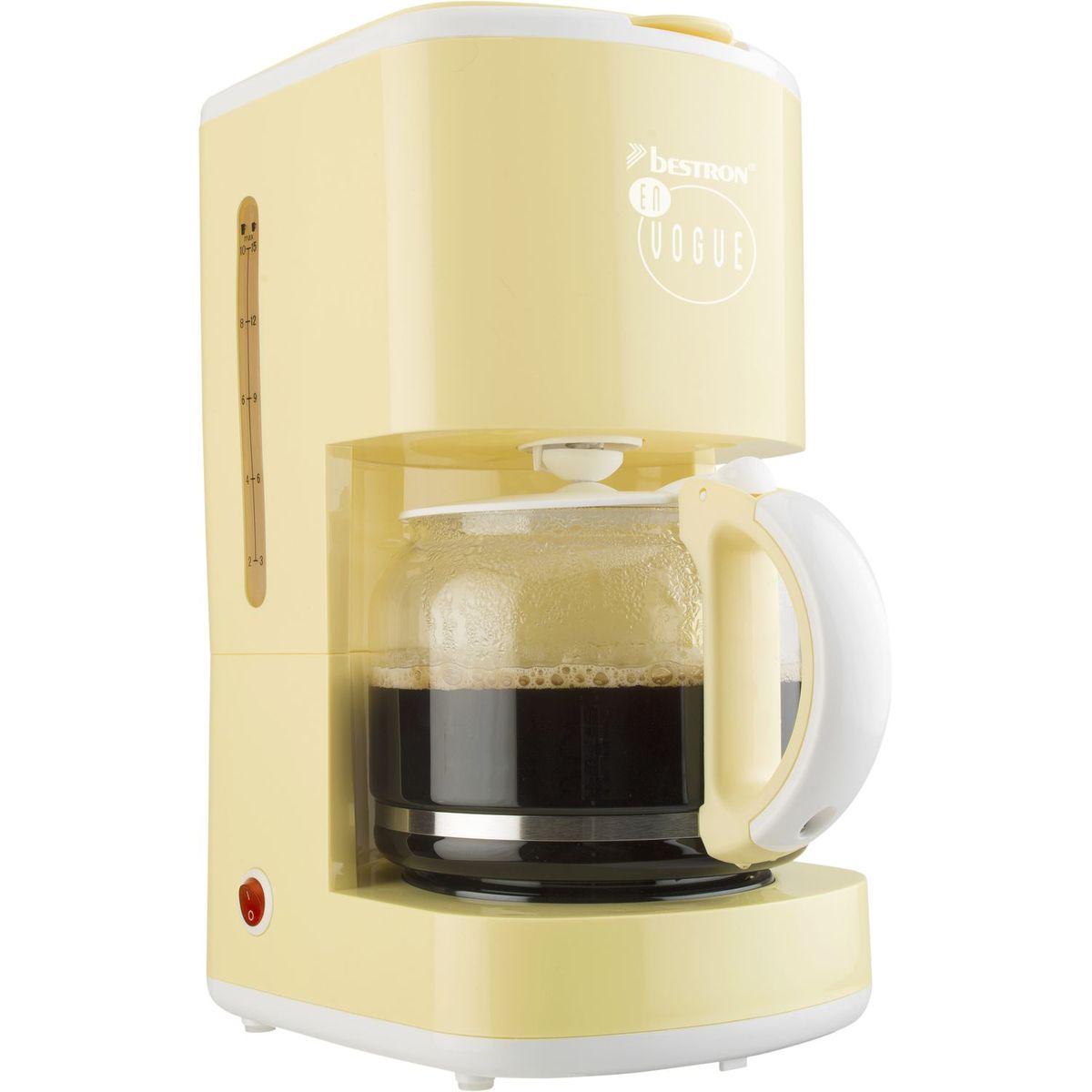BESTRON Cafetière électrique ACM300EVV + Bouilloire électrique AWK300EVV + Grille pain ATS300EVB En Vogue, Vanille