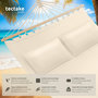 Voir la diapositive 2 : tectake Hamac avec barres d'expansion pour 2 personnes beige
