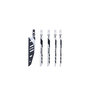 Voir la diapositive 1 : Ryobi Lot de 5 lames scie sauteuse RYOBI - 100mm - RAK05JSBFC