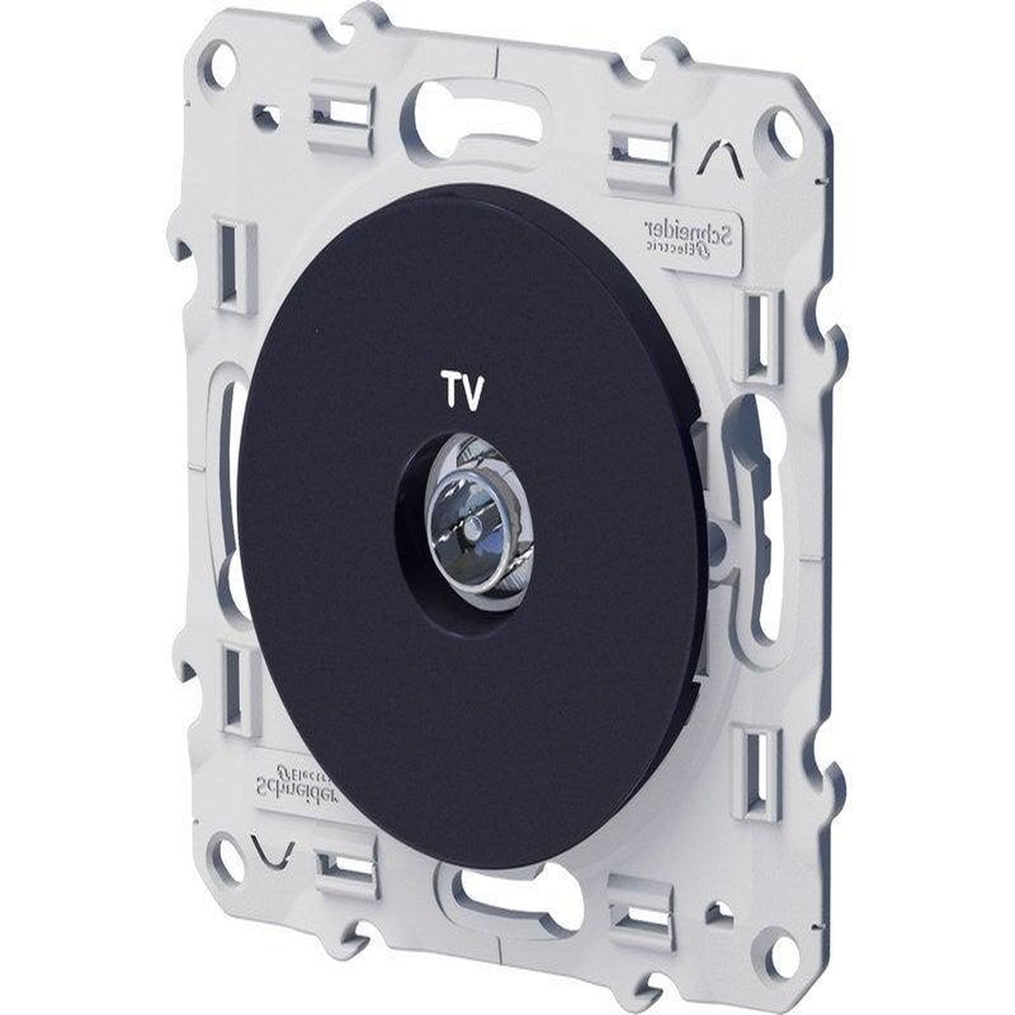 Schneider Electric Prise Tv Odace, Gris Anthracite
