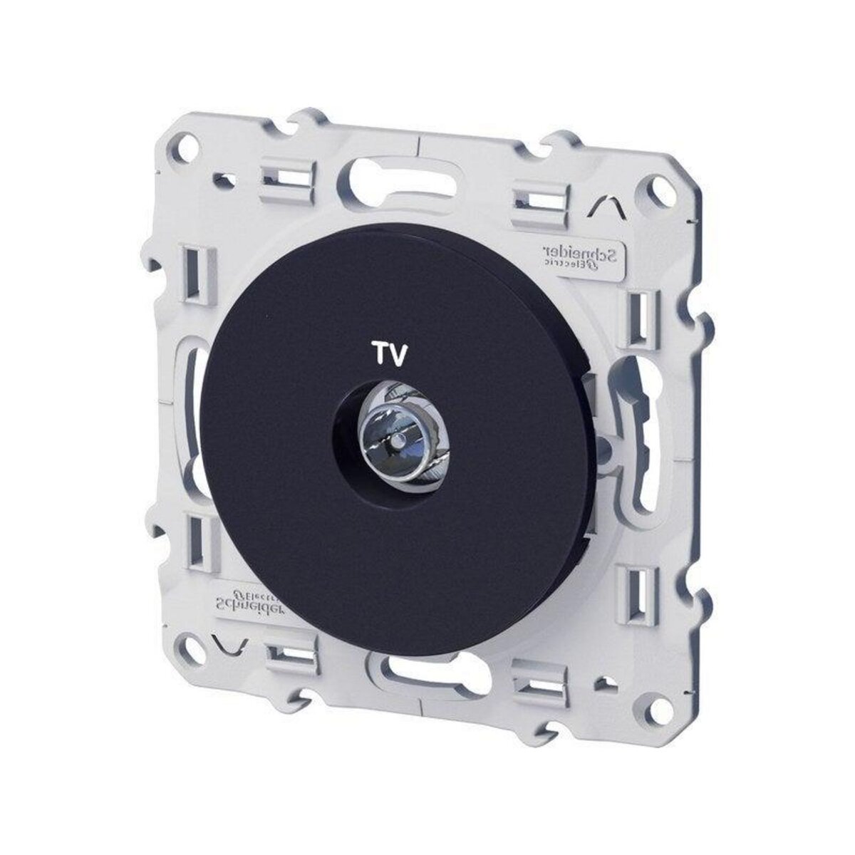 Schneider Electric Prise Tv Odace, Gris Anthracite