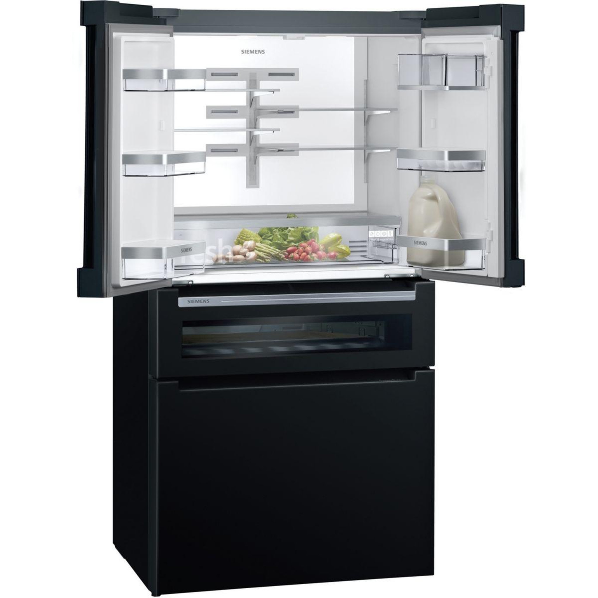 Voir la diapositive 2 : Siemens Réfrigérateur multi portes kf96rsbea iq700 cave à vin