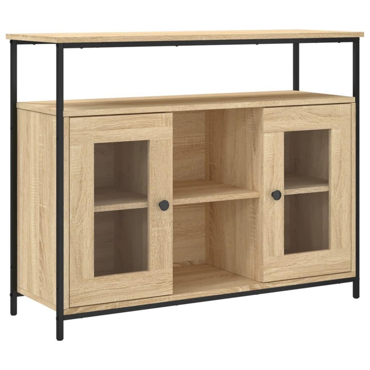 VIDAXL Buffet chene sonoma 100x35x80 cm bois d'ingenierie