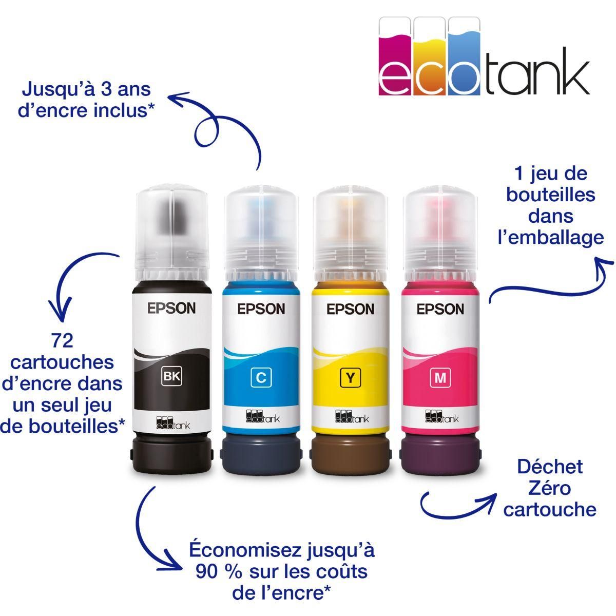 Epson Imprimante jet d'encre EcoTank ET-1810