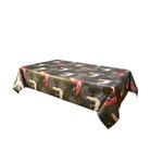 HABITABLE Toile cirée Envol - 140 x 240 cm - Noir