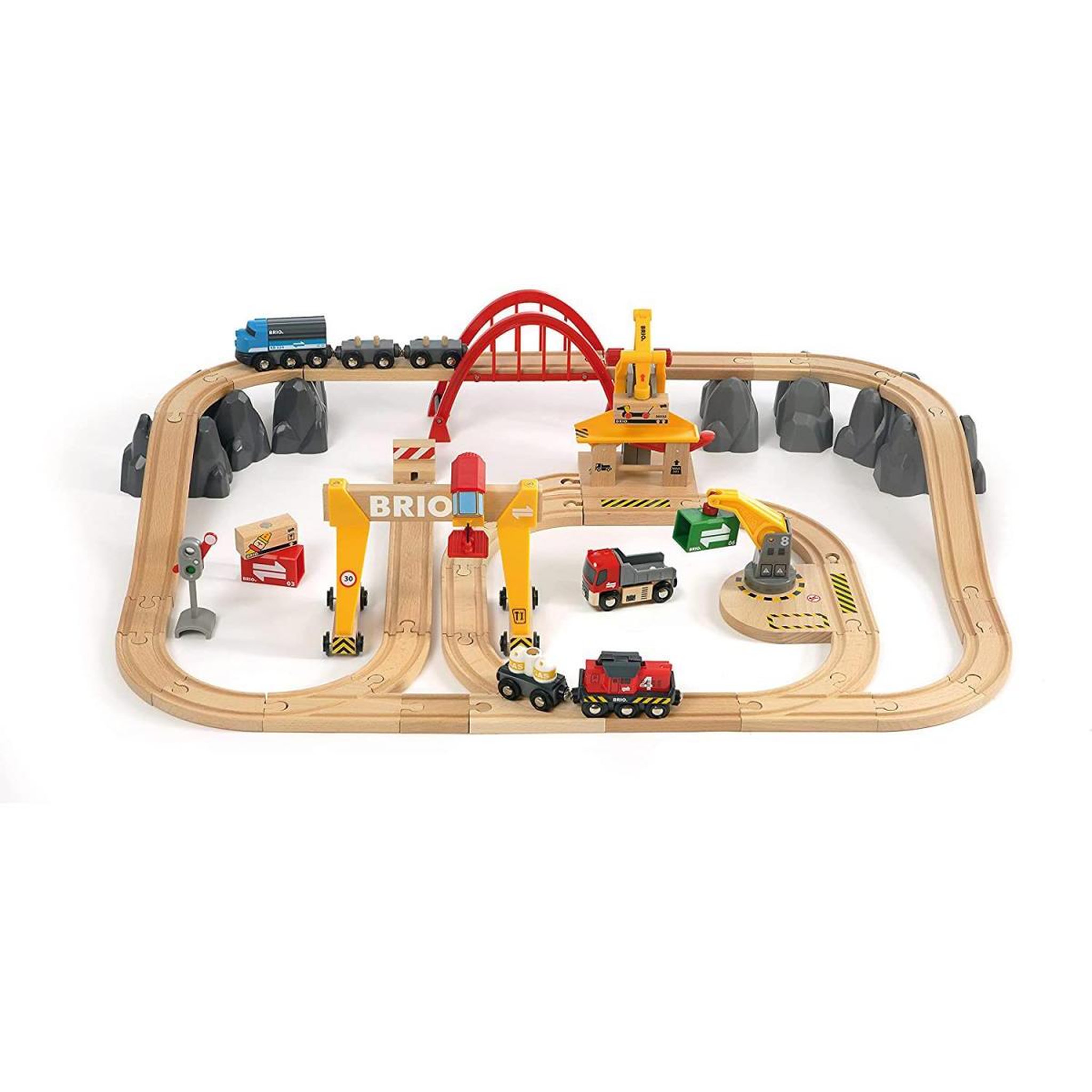 Voir la diapositive 1 : Brio 33097 Circuit  grues et chargements