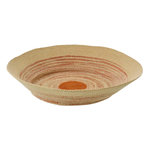Paris Prix Coupelle Déco en Jonc  Galene  52cm Naturel & Orange