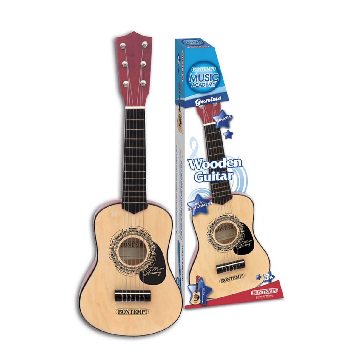 Bontempi Guitare classique en bois 55 cm