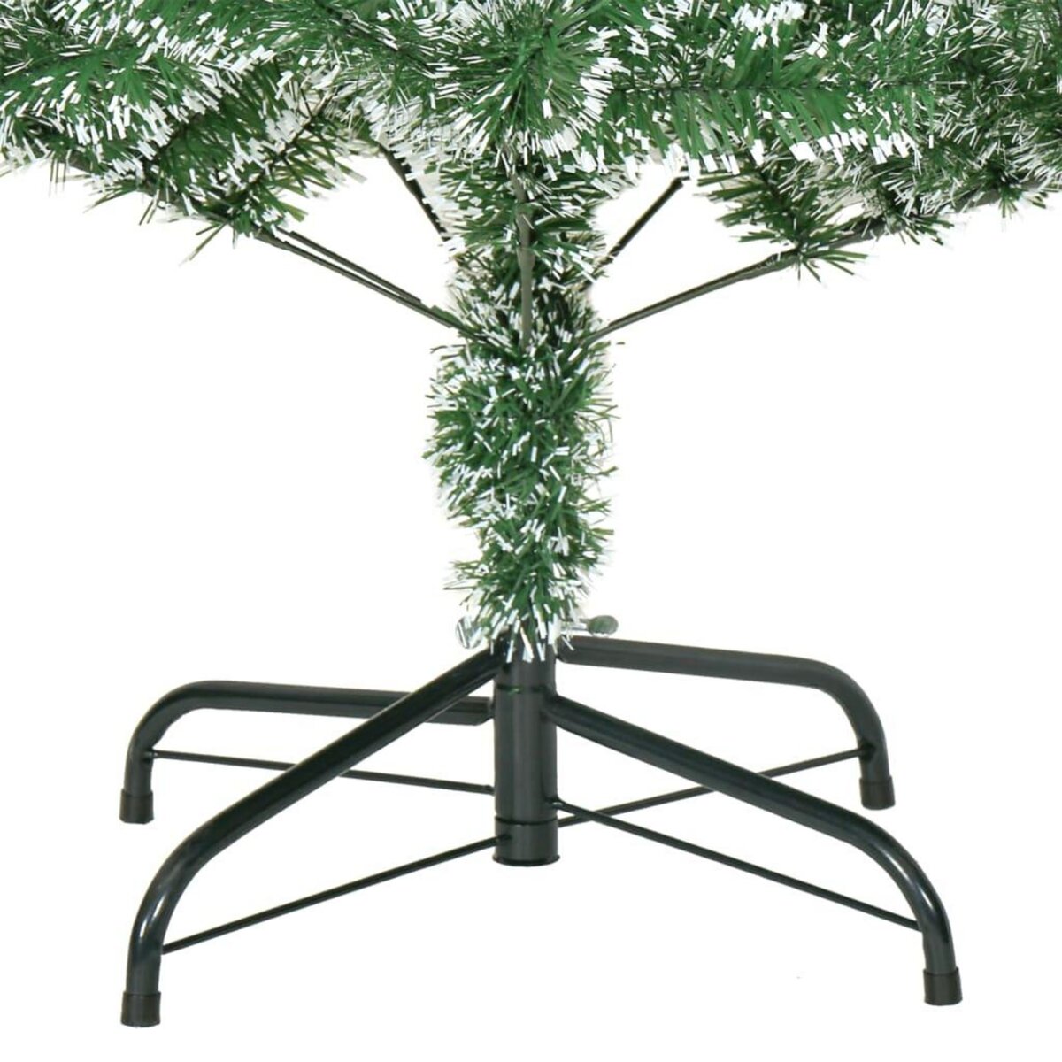 VIDAXL Sapin de Noël artificiel avec neige floquee vert 240 cm
