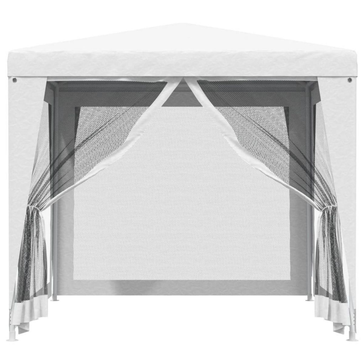 VIDAXL Tente de reception 4 parois laterales en maille 2,5x2,5 m Blanc