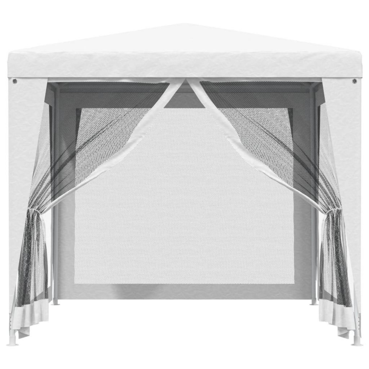 VIDAXL Tente de reception 4 parois laterales en maille 2,5x2,5 m Blanc