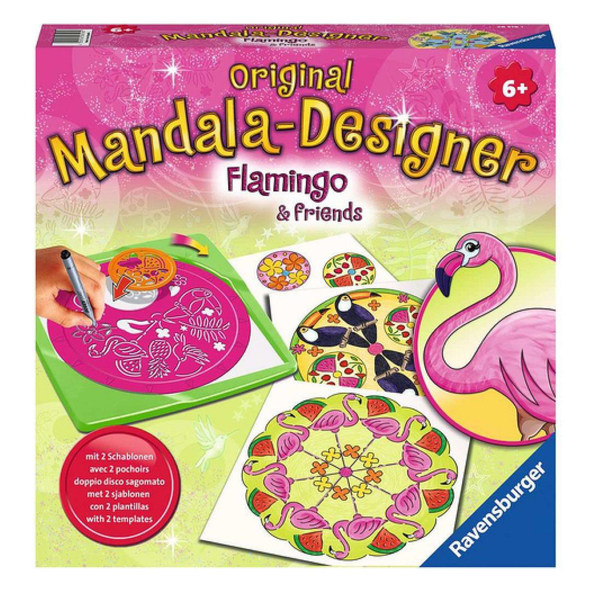 RAVENSBURGER Mandala - midi - flamingo