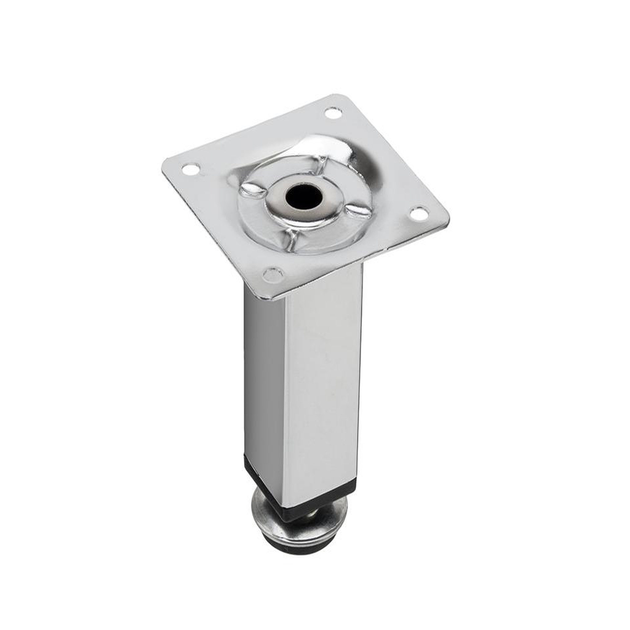 CENTRALE BRICO Pied de meuble fs015 150 mm réglable chrome brillant