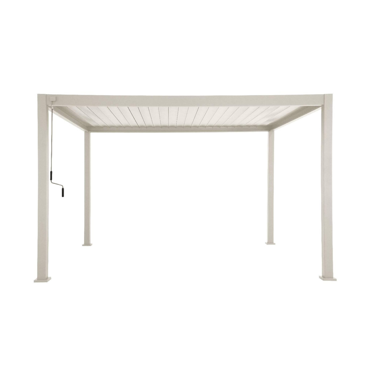 SWEEEK Pergola bioclimatique aluminium lames orientables 4x3m Triomphe