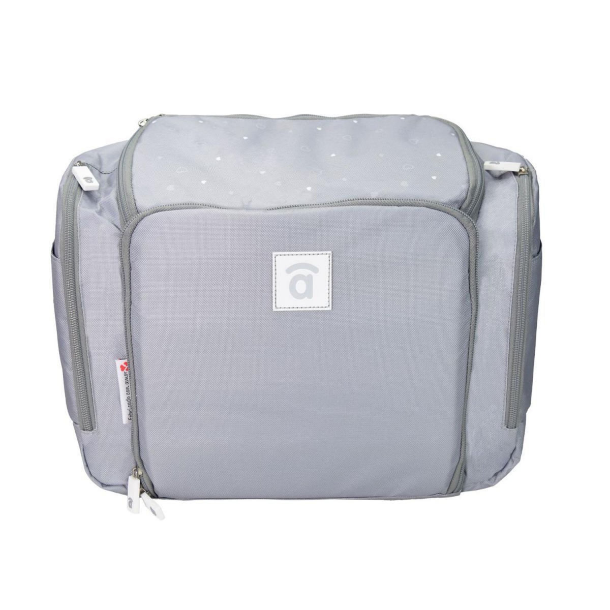 Asalvo Sac Rehausseur Go Anywhere Booster Sushi Gris pour Enfants 6 à 36 Mois