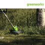 GREENWORKS Coupe bordure 25-30cm GREENWORKS 24V - 1 batterie 2.0 Ah - 1 chargeur - G24LT30MK2