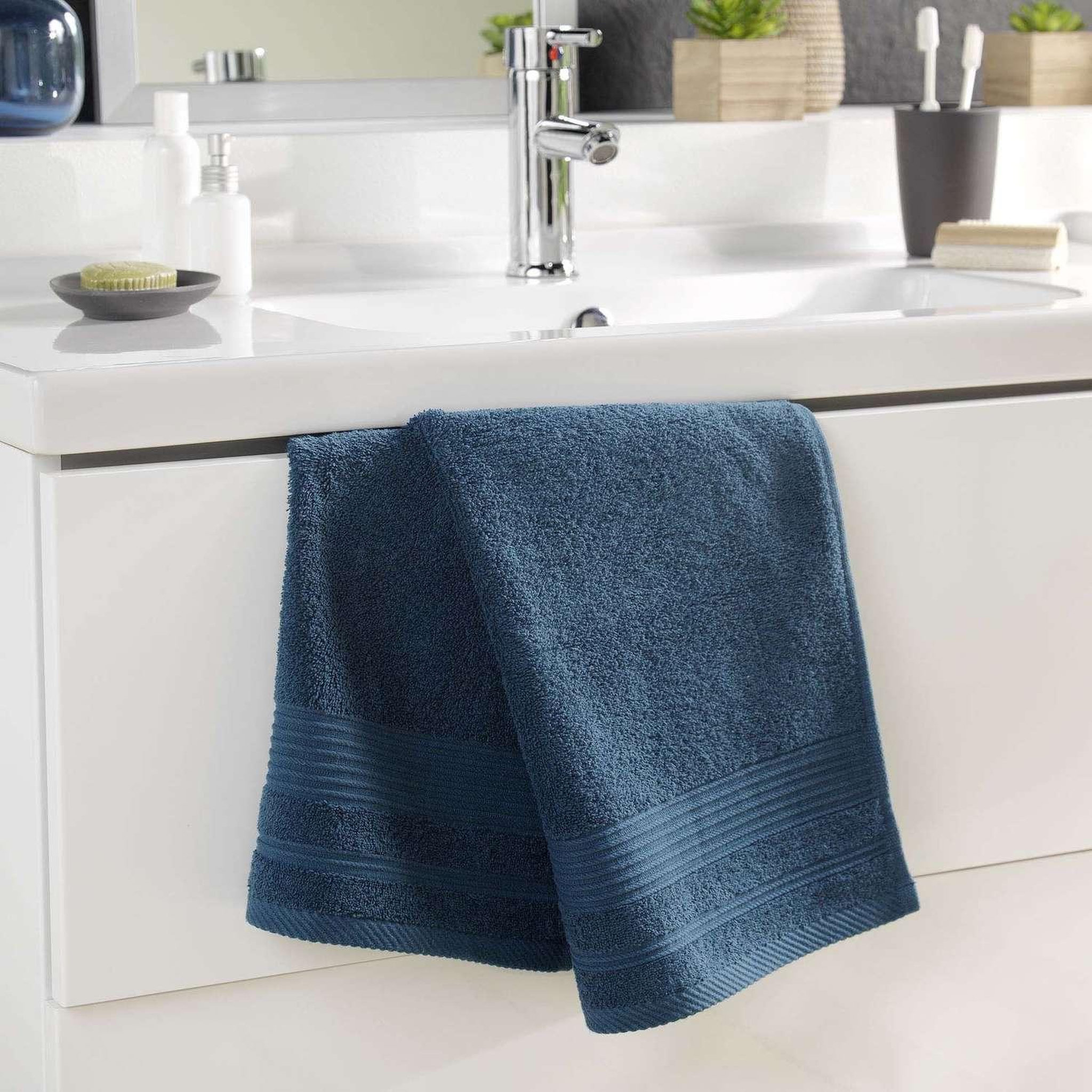 Voir la diapositive 3 : Douceur d'Intérieur Serviette de toilette DAYTA - Eponge unie