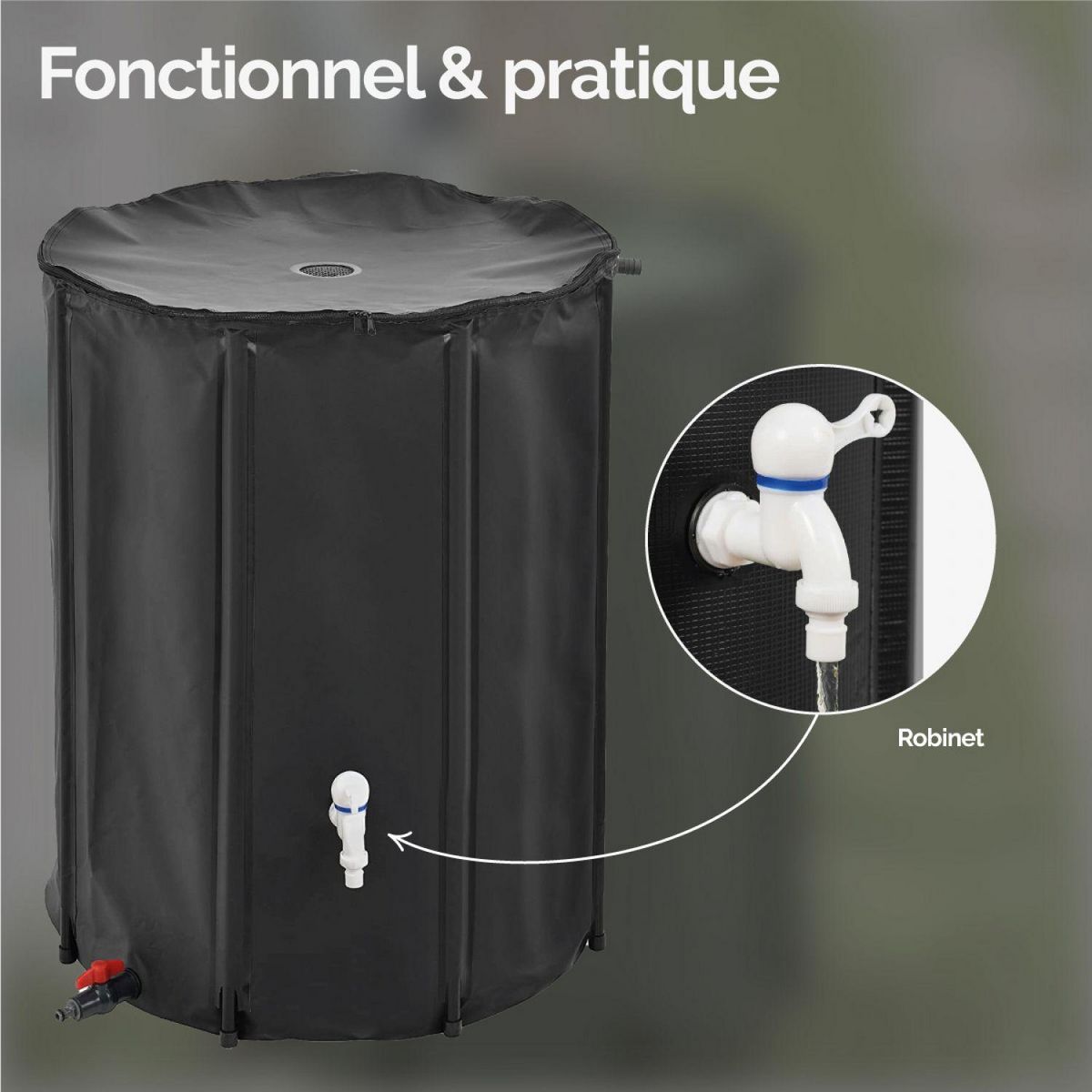 LINXOR Robinet pour récupérateur d'eau de pluie