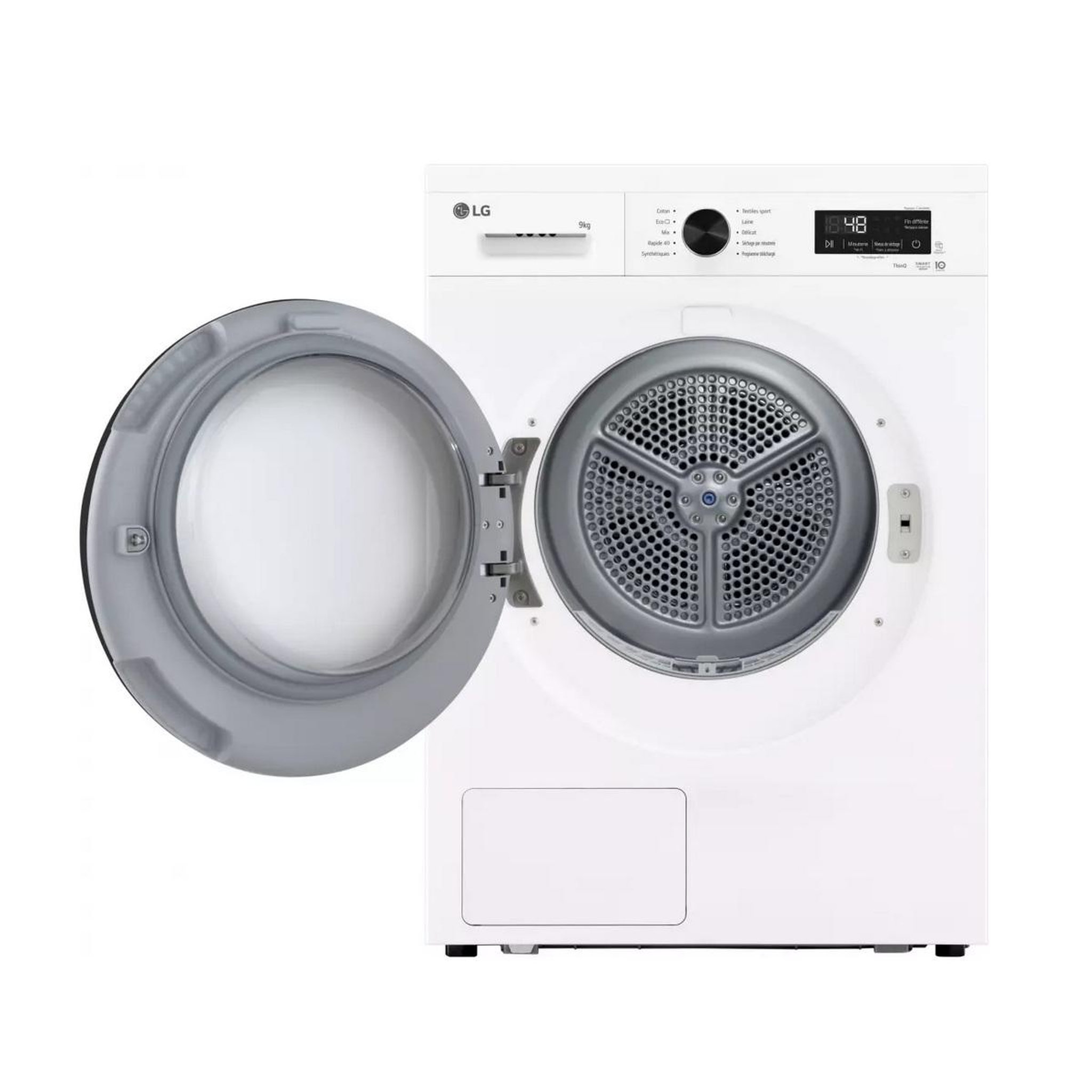 Voir la diapositive 3 : LG Sèche-linge pompe à chaleur 60cm 9kg blanc - rh9b15wh