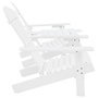 Voir la diapositive 3 : VIDAXL Chaises de jardin Adirondack avec table bois de sapin blanc