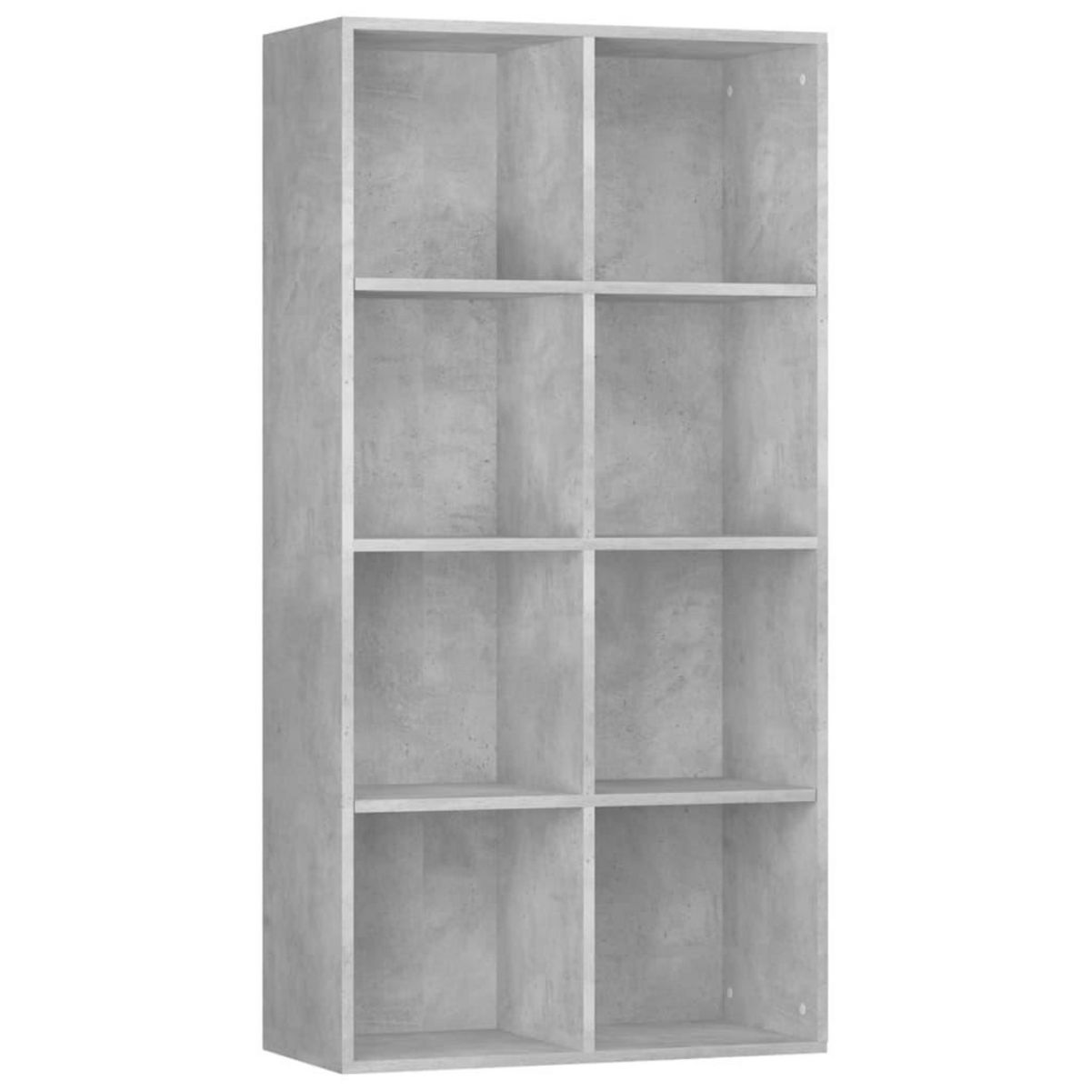 VIDAXL Bibliotheque/Buffet Gris beton 66x30x130 cm Bois d'ingenierie
