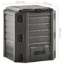 Voir la diapositive 6 : VIDAXL Composteur de jardin Noir 380 L