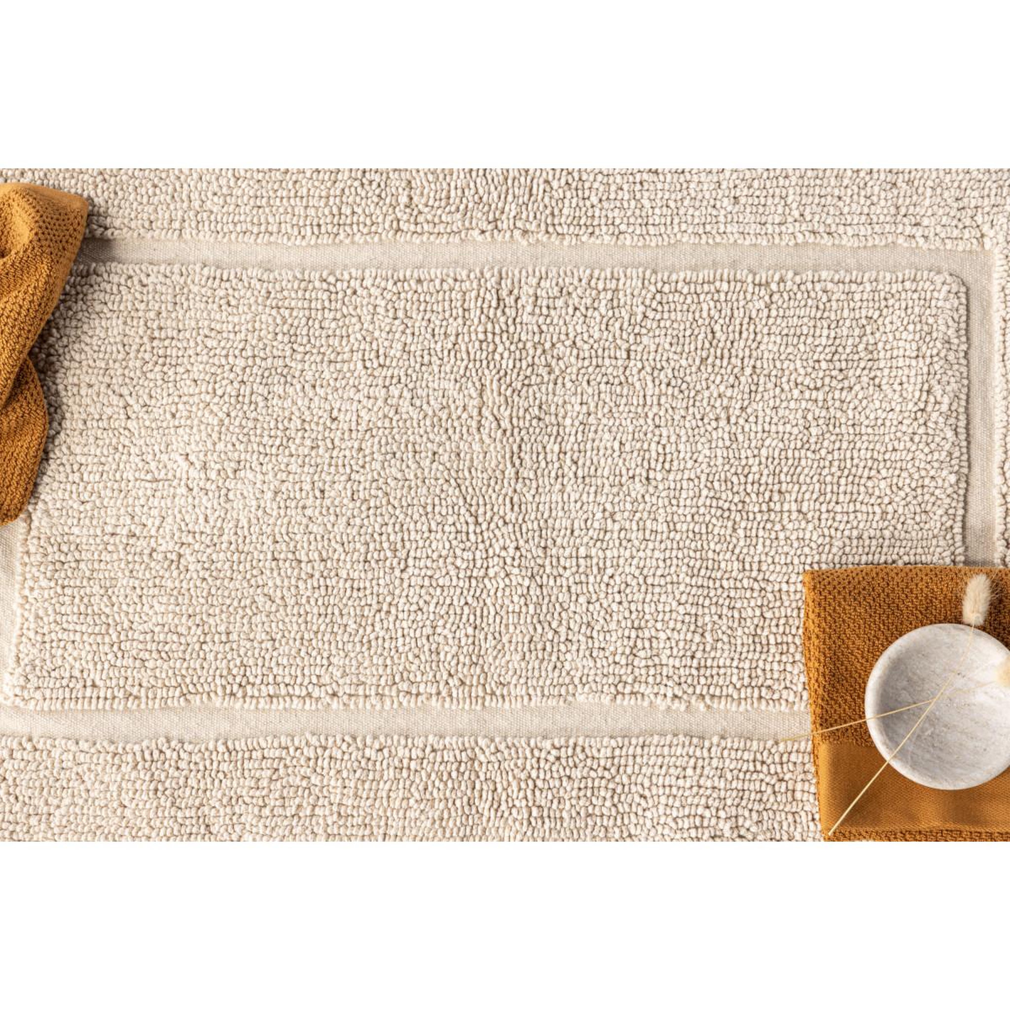 Voir la diapositive 5 : Paris Prix Tapis de salle de bain  william  60x90cm beige