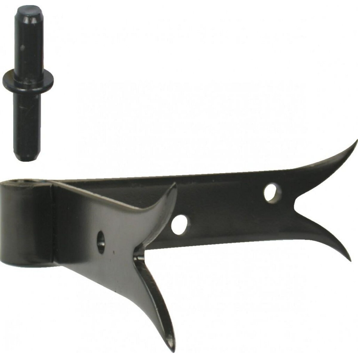 CENTRALE BRICO Gond d'angle acier prépeint, H.85x Diam.14 mm