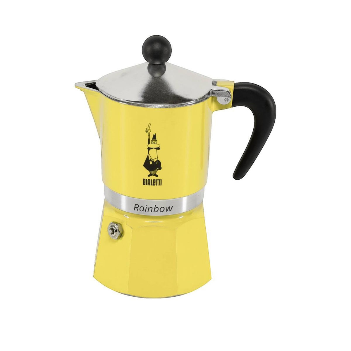 BIALETTI Cafetière italienne Bialetti jaune éclatant 3 tasses