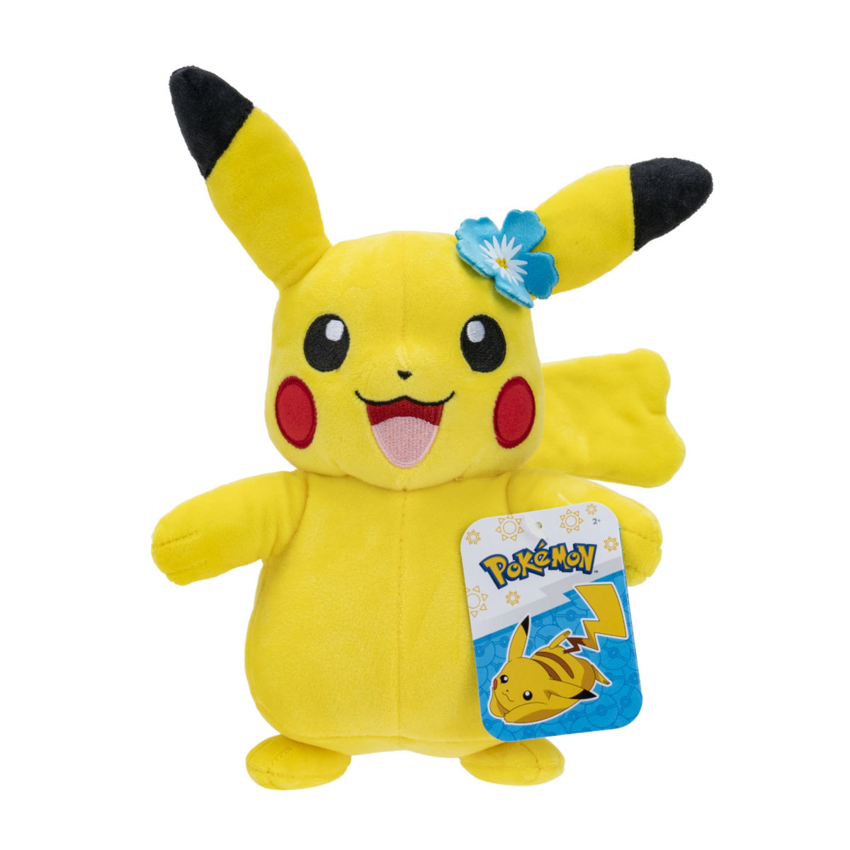 BANDAI Peluche Pokémon Pikachu 20 cm fleurs