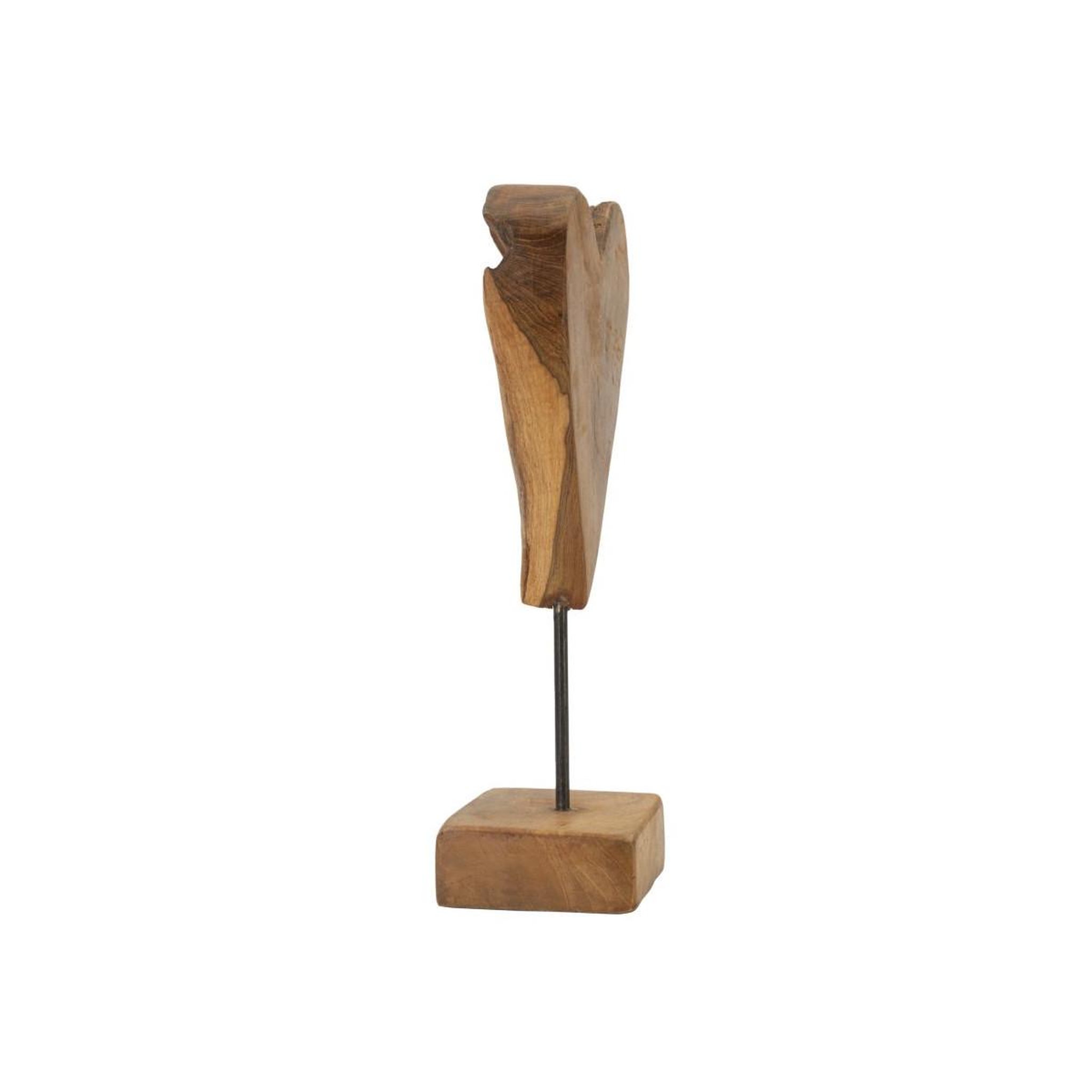 Voir la diapositive 2 : Paris Prix Objet déco en teck  cœur  35cm naturel