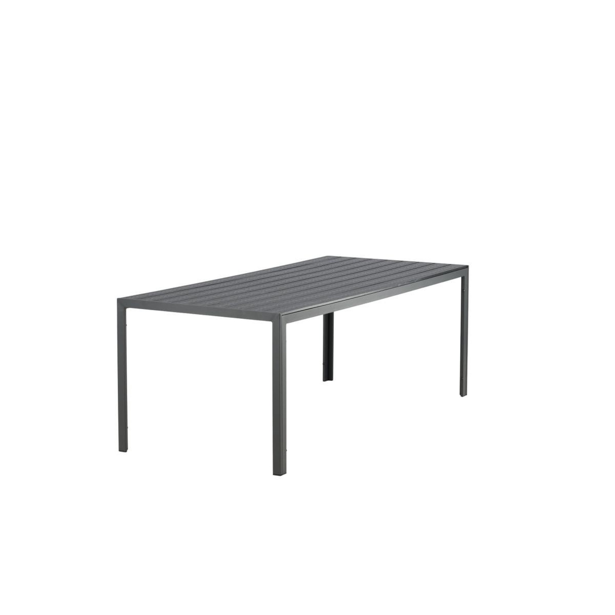 Voir la diapositive 3 : Paris Prix Table de jardin  break  205cm noir