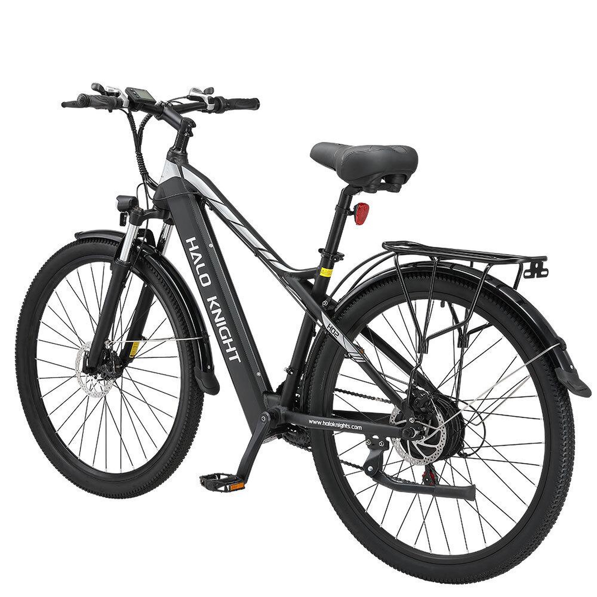 Voir la diapositive 4 : HALO KNIGHT Vélo électrique HALO KNIGHT H02, 48V 750W 16Ah, 21 vitesses, Noir