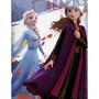 DISNEY Reine Des Neiges Disney - Parure de Lit Enfant Frozen Sisters - Housse de couette 140x200 cm Taie 63x63 cm
