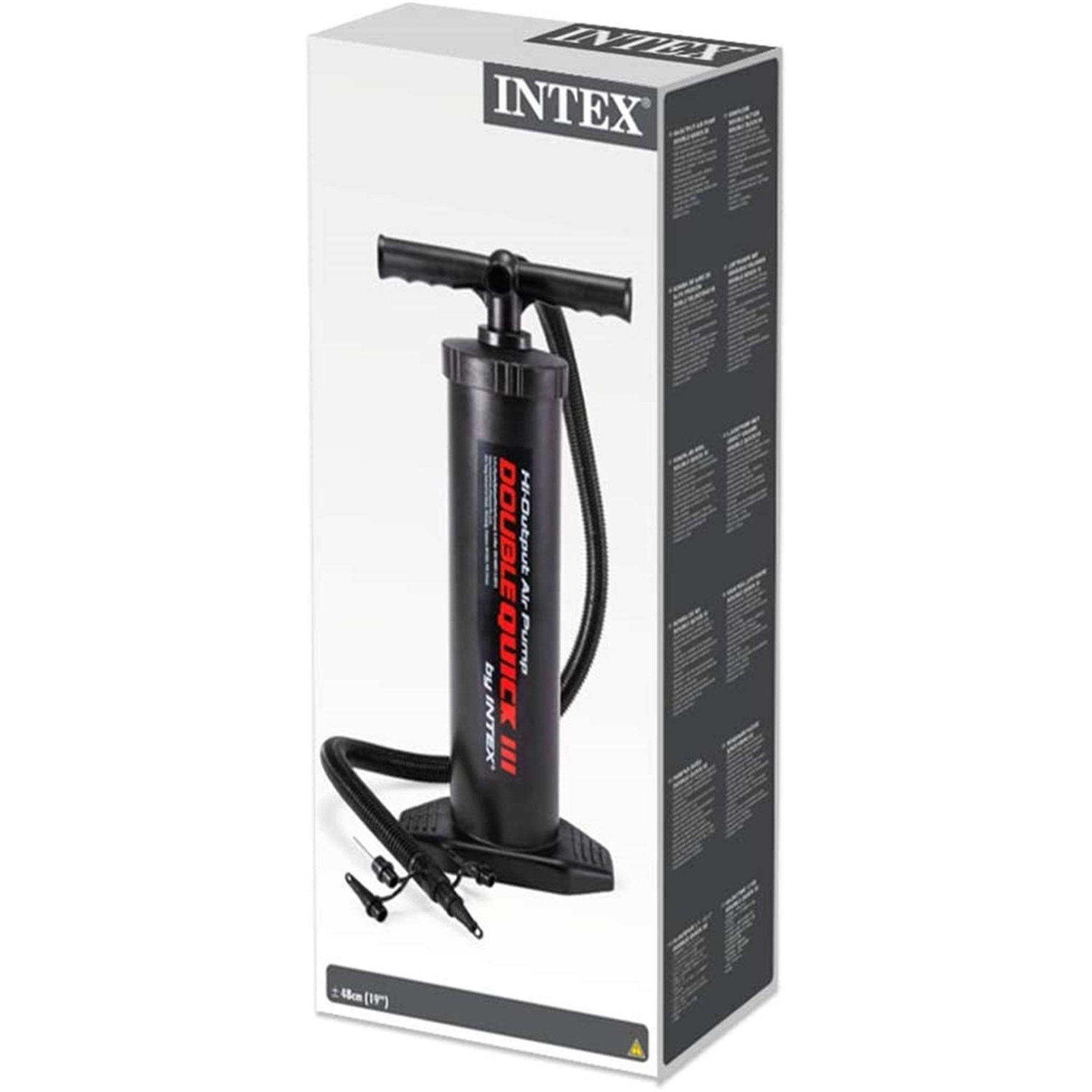 Voir la diapositive 3 : INTEX Pompe manuelle pour tout article gonflable. Double action