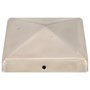 Voir la diapositive 4 : VIDAXL Bouchons de poteau de cloture pyramidaux 6 pcs Inox 101x101 mm