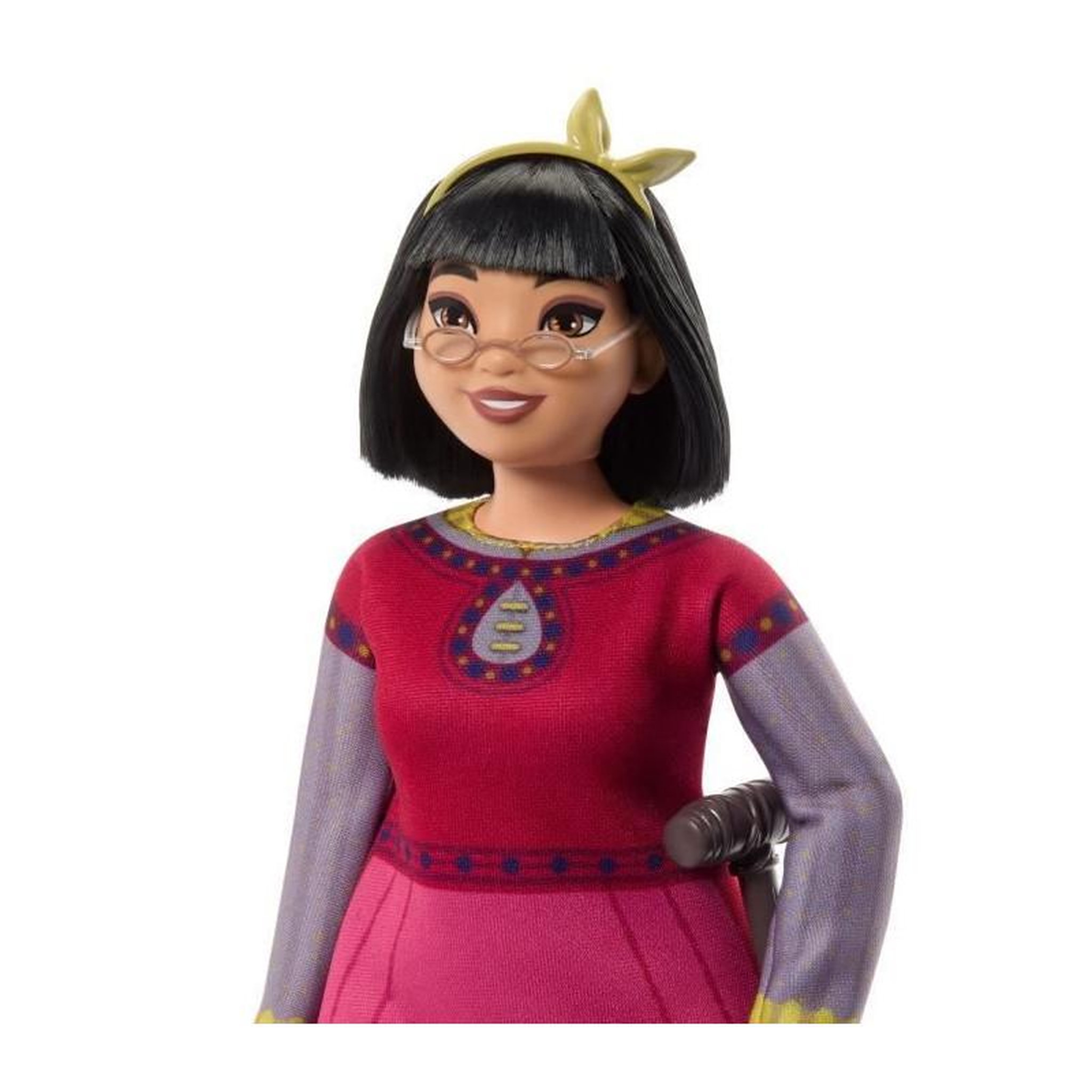 Voir la diapositive 2 : MATTEL Poupée mannequin Disney - MATTEL - POUPEE D-XIN - Robe rouge - 7 points d'articulation