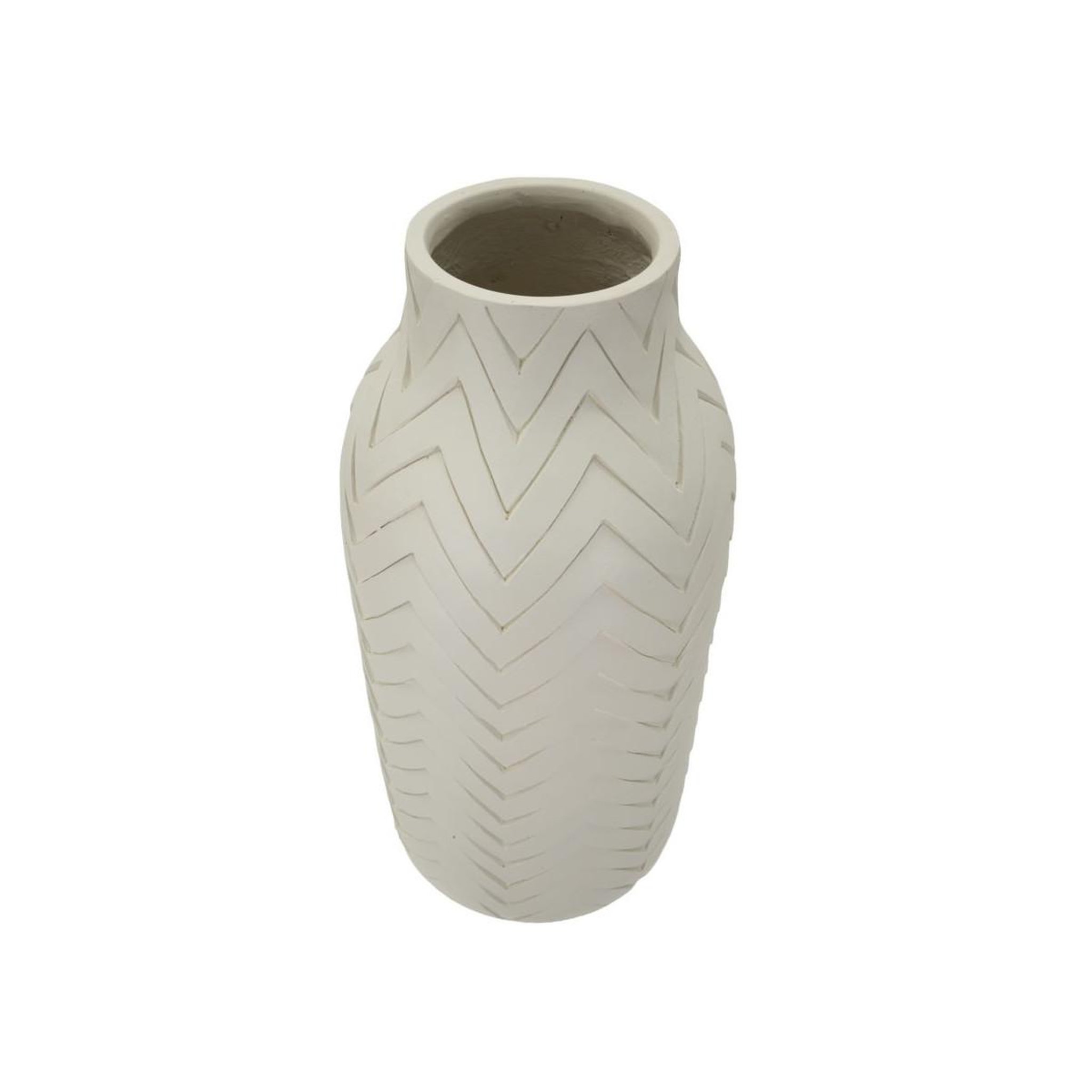 Voir la diapositive 2 : Paris Prix Vase design en céramique  winter  60cm crème